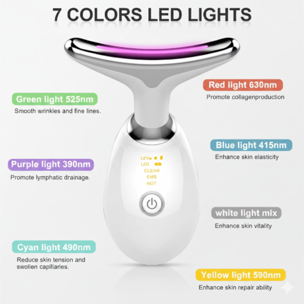 LED Face and Neck Massager